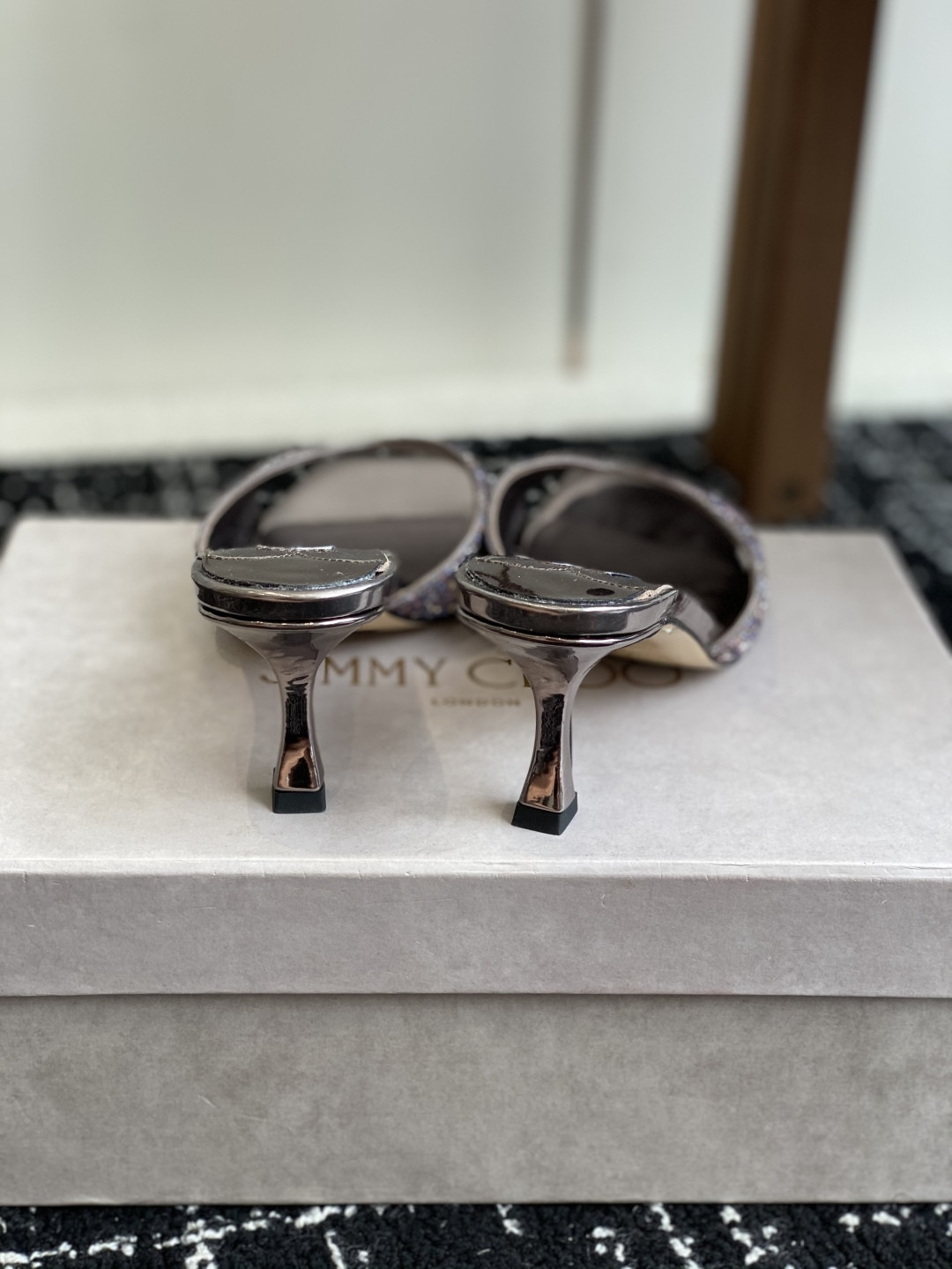 UA Jimmy Choo Slides 4.5cm