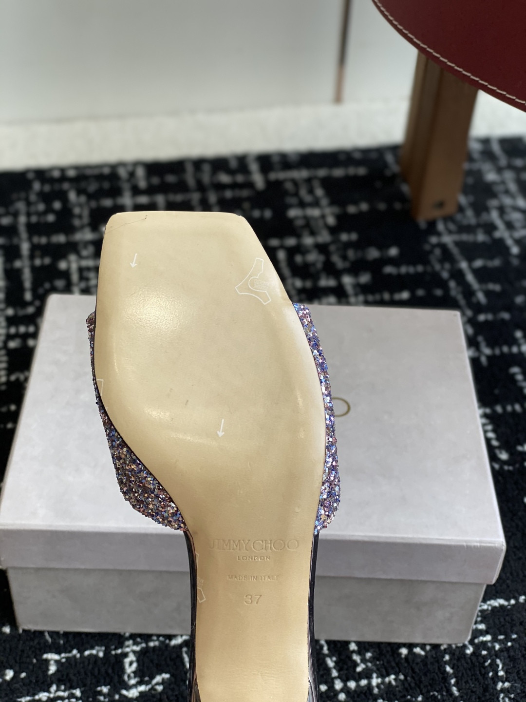 UA Jimmy Choo Slides 4.5cm