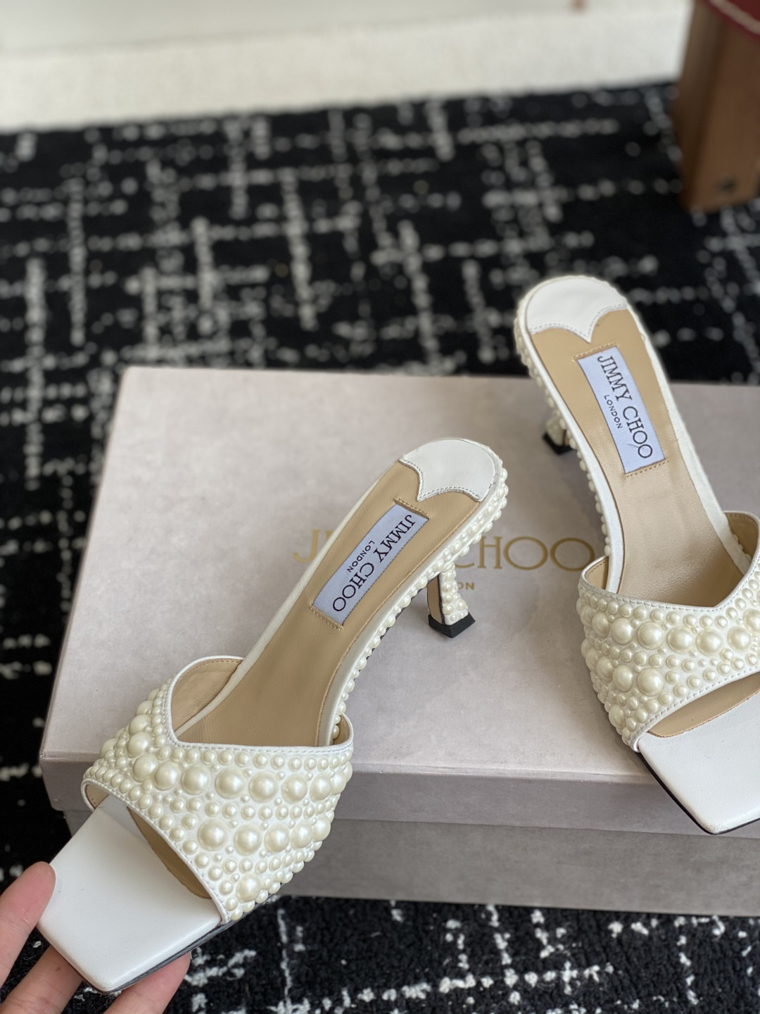 UA Jimmy Choo Slides 4.5cm