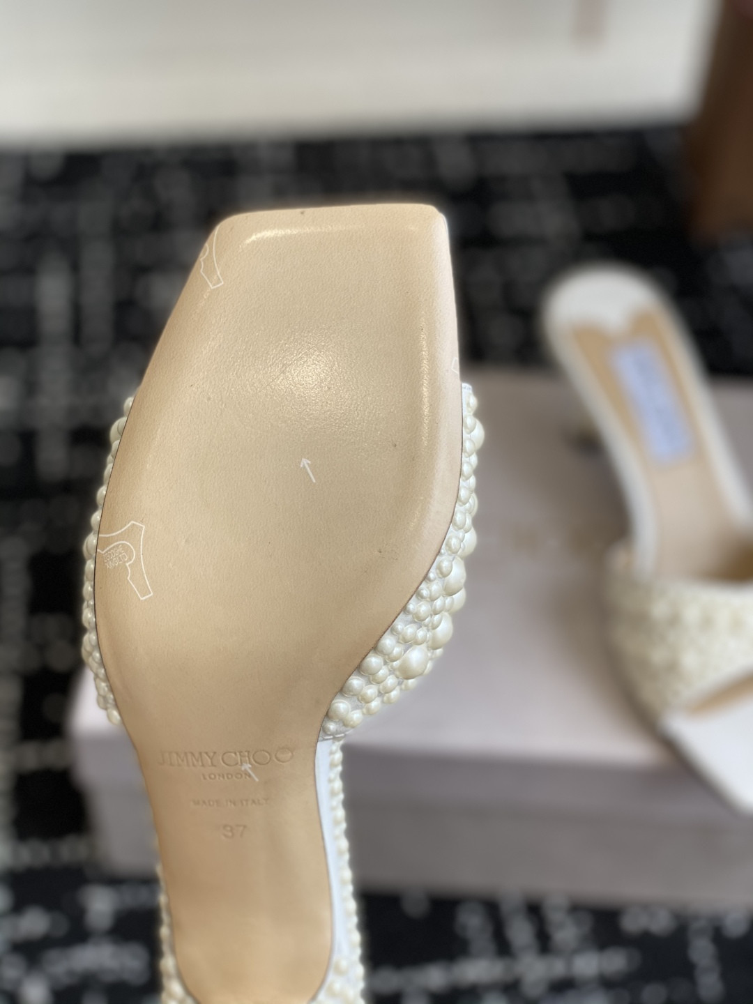 UA Jimmy Choo Slides 4.5cm