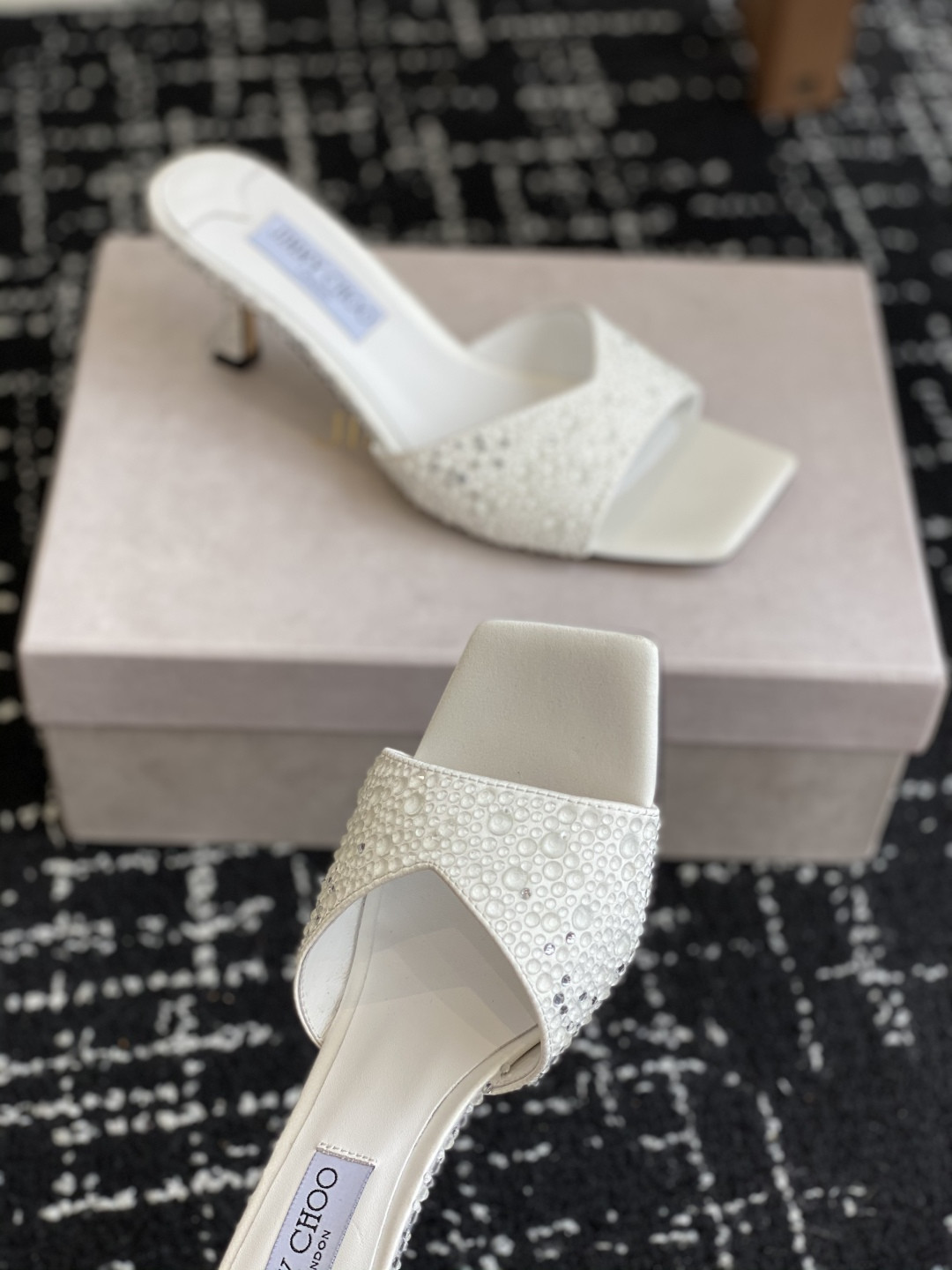 UA Jimmy Choo Slides 4.5cm