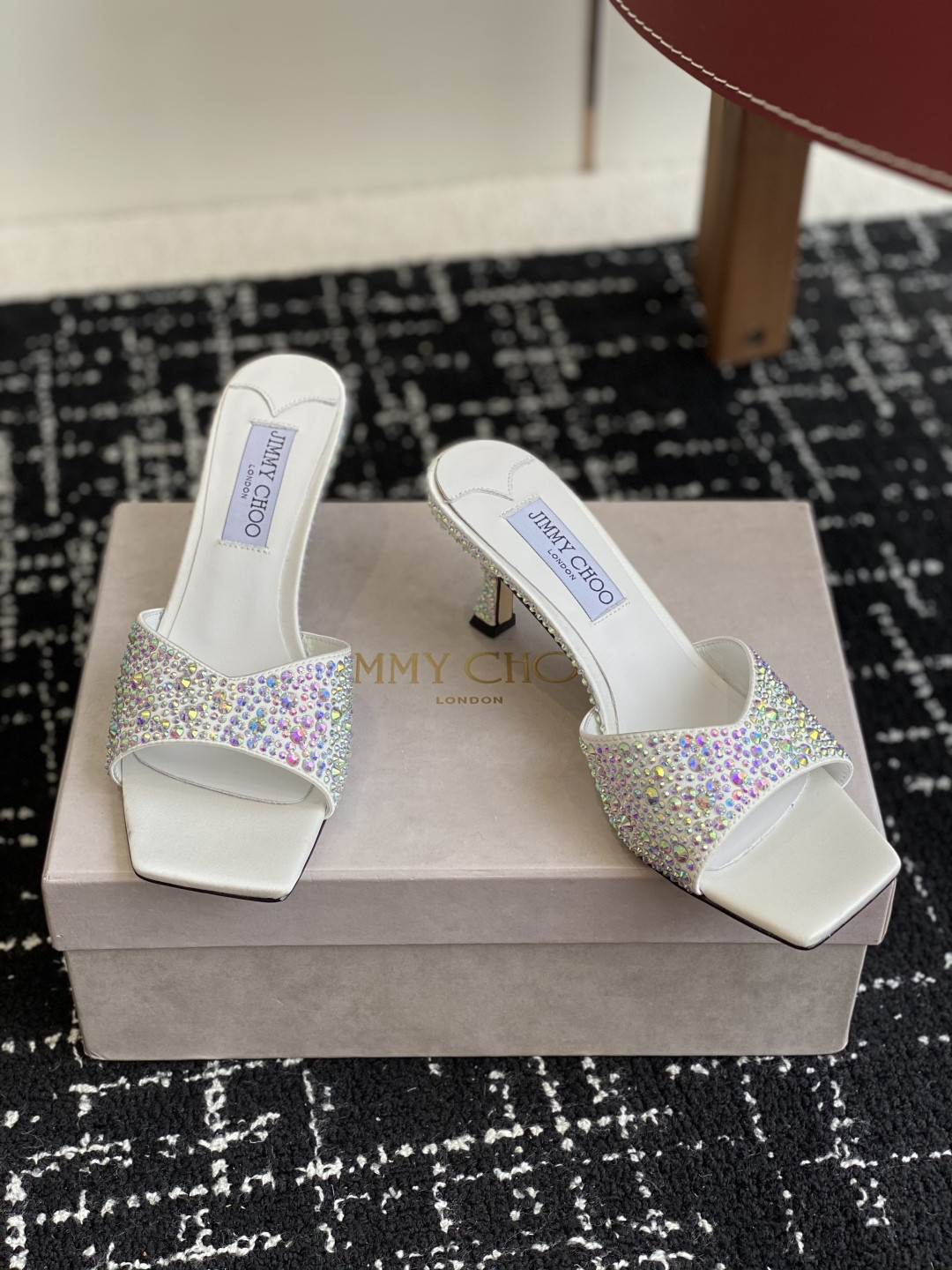 UA Jimmy Choo Slides 4.5cm