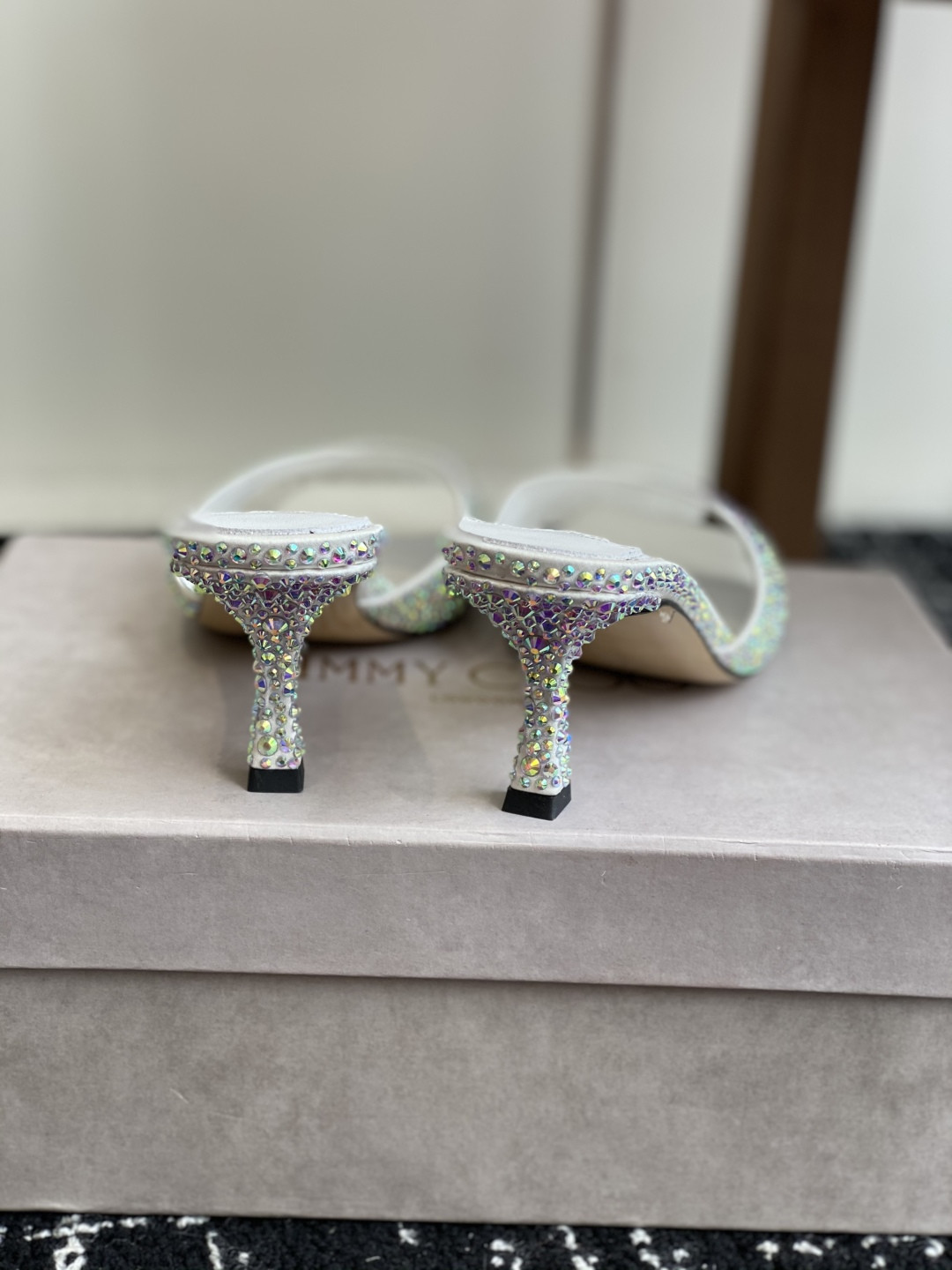 UA Jimmy Choo Slides 4.5cm