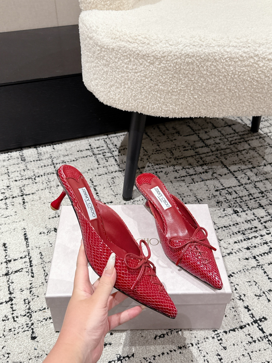UA Jimmy Choo Scarlett Mule 5cm