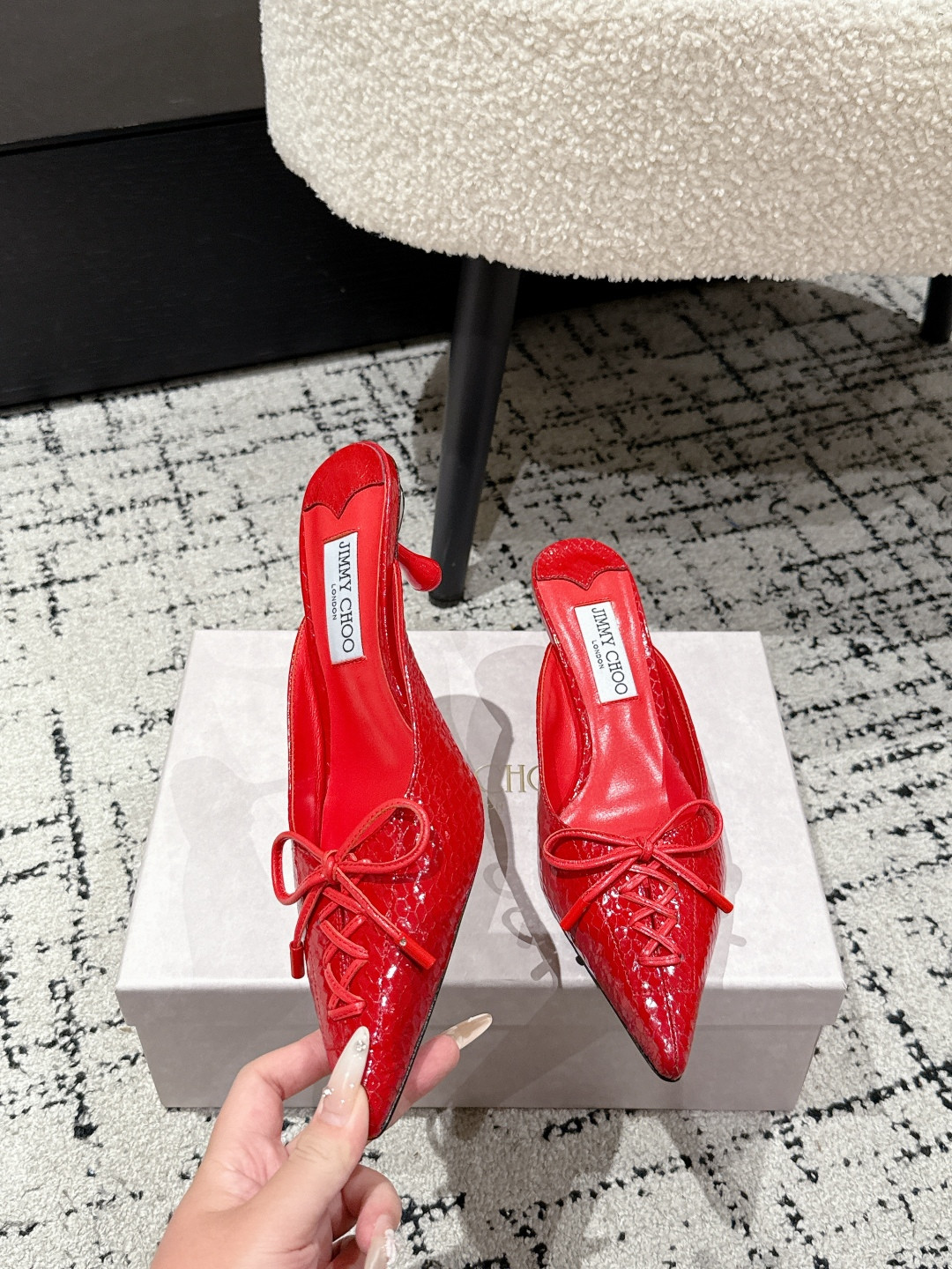 UA Jimmy Choo Scarlett Mule 5cm