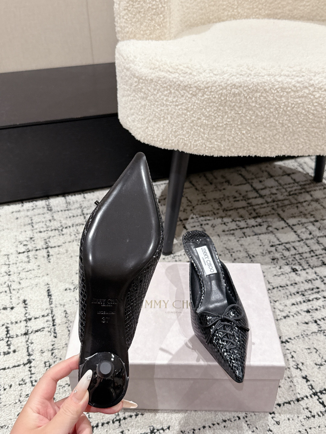 UA Jimmy Choo Scarlett Mule 5cm