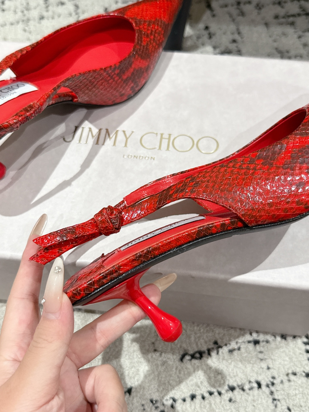 UA Jimmy Choo Camie SlingBacks 5cm