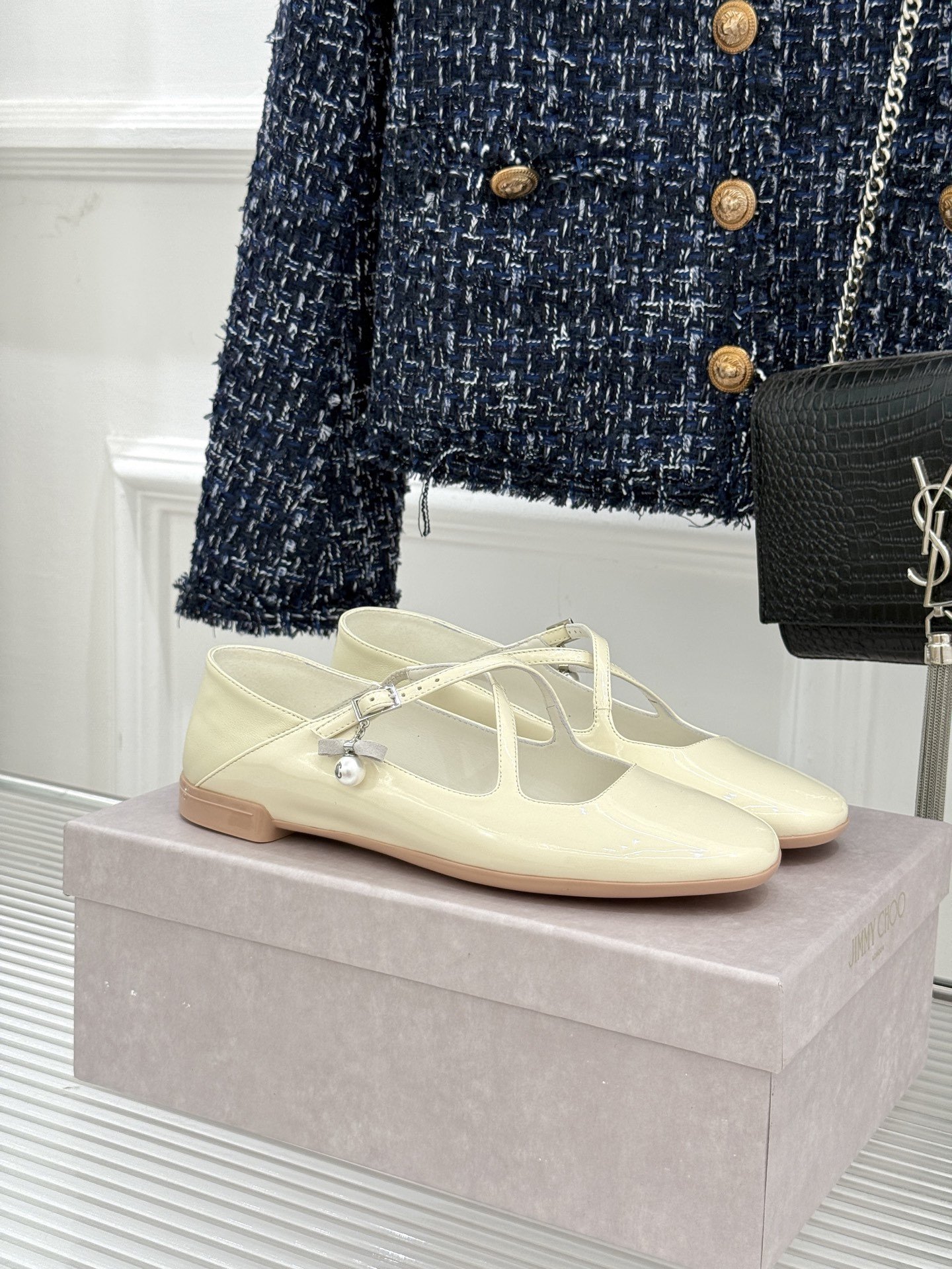 UA Jimmy Choo Eleri Ballet Flats