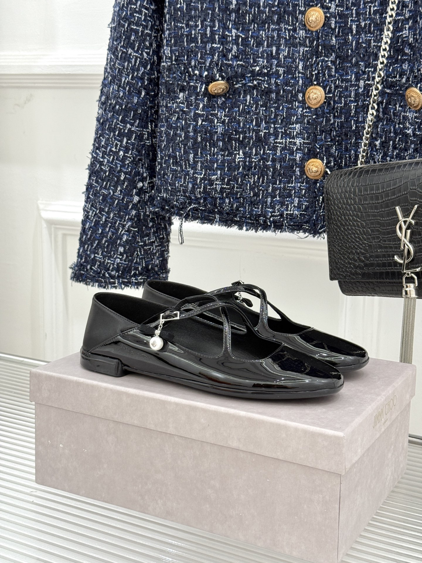 UA Jimmy Choo Eleri Ballet Flats