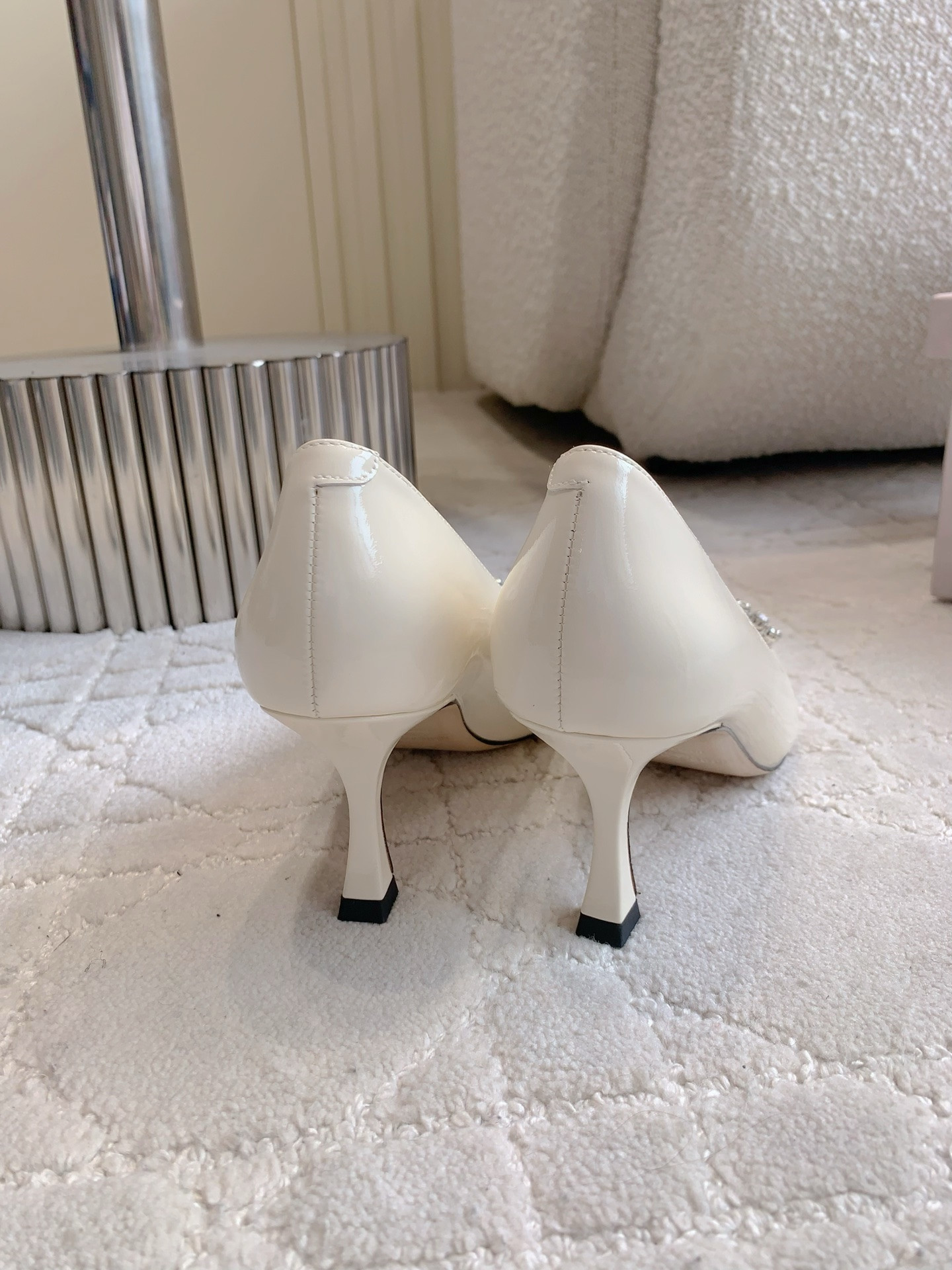 UA Jimmy Choo Belinda Crystal-embellished Pumps 7.5cm