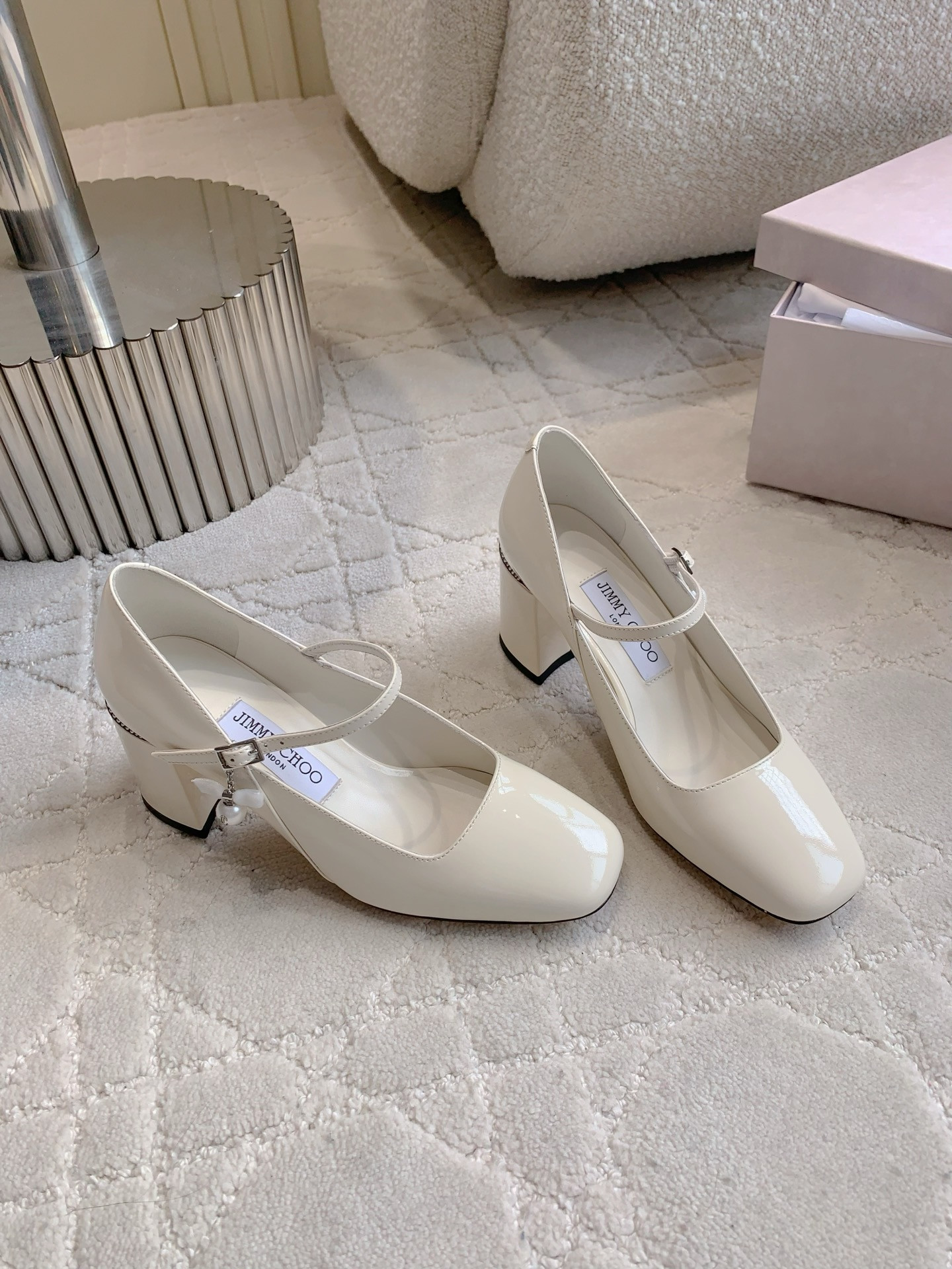 UA Jimmy Choo Wave Mary Jane 7cm