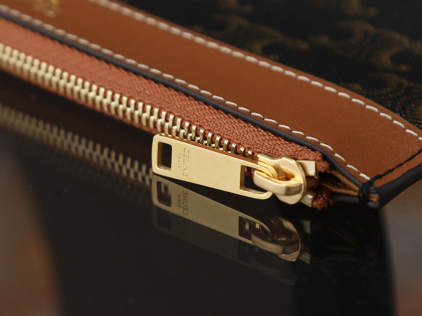 Celine SOFT SHOPPER BAG IN Triomphe Canvas and Calfskin 32.5x24.5x14cm