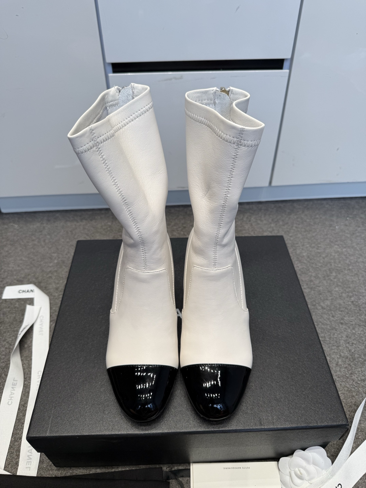 UA Chanel Mid-Calf Boots 6.5cm Heel