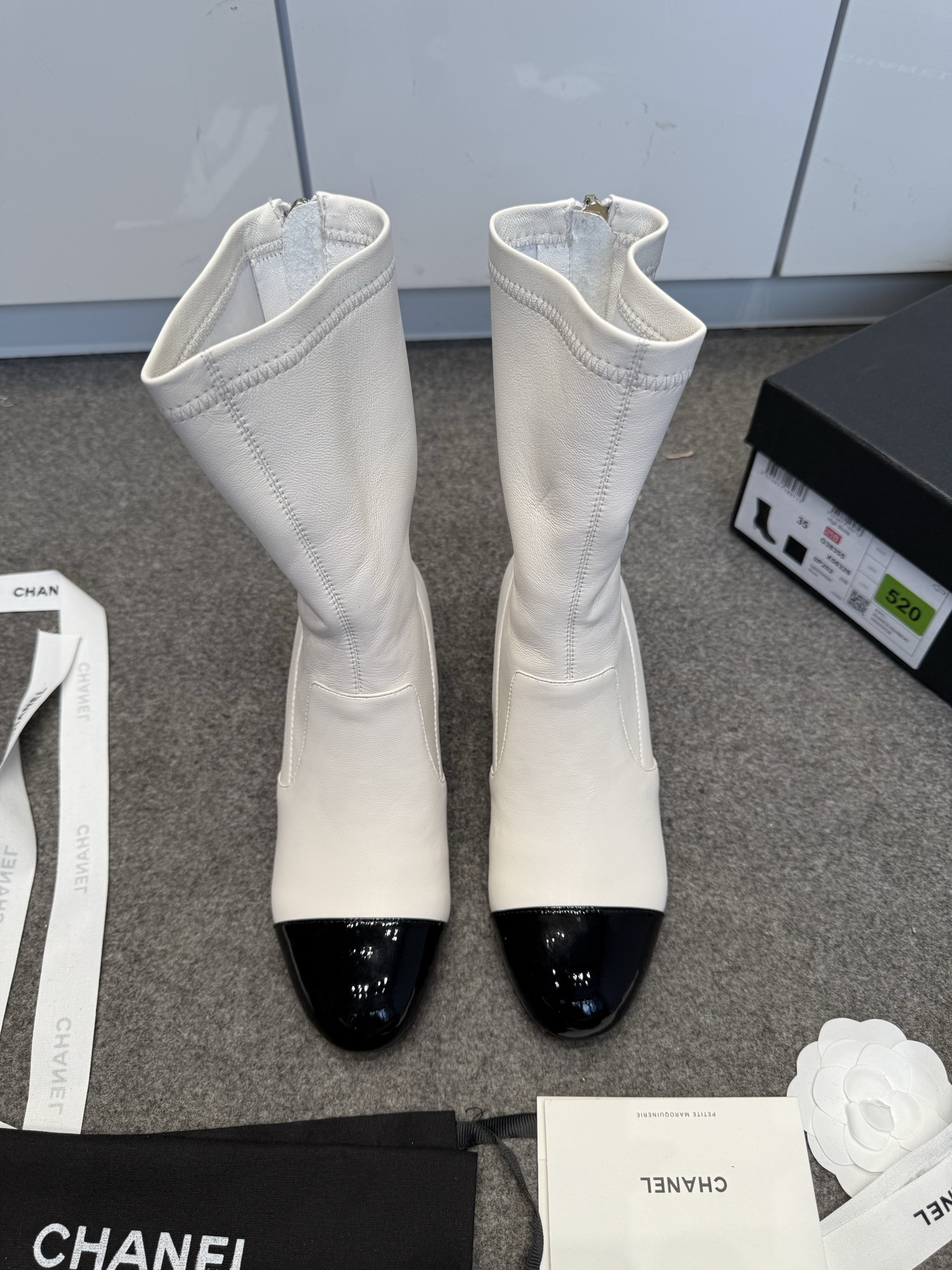 UA Chanel Mid-Calf Boots 6.5cm Heel