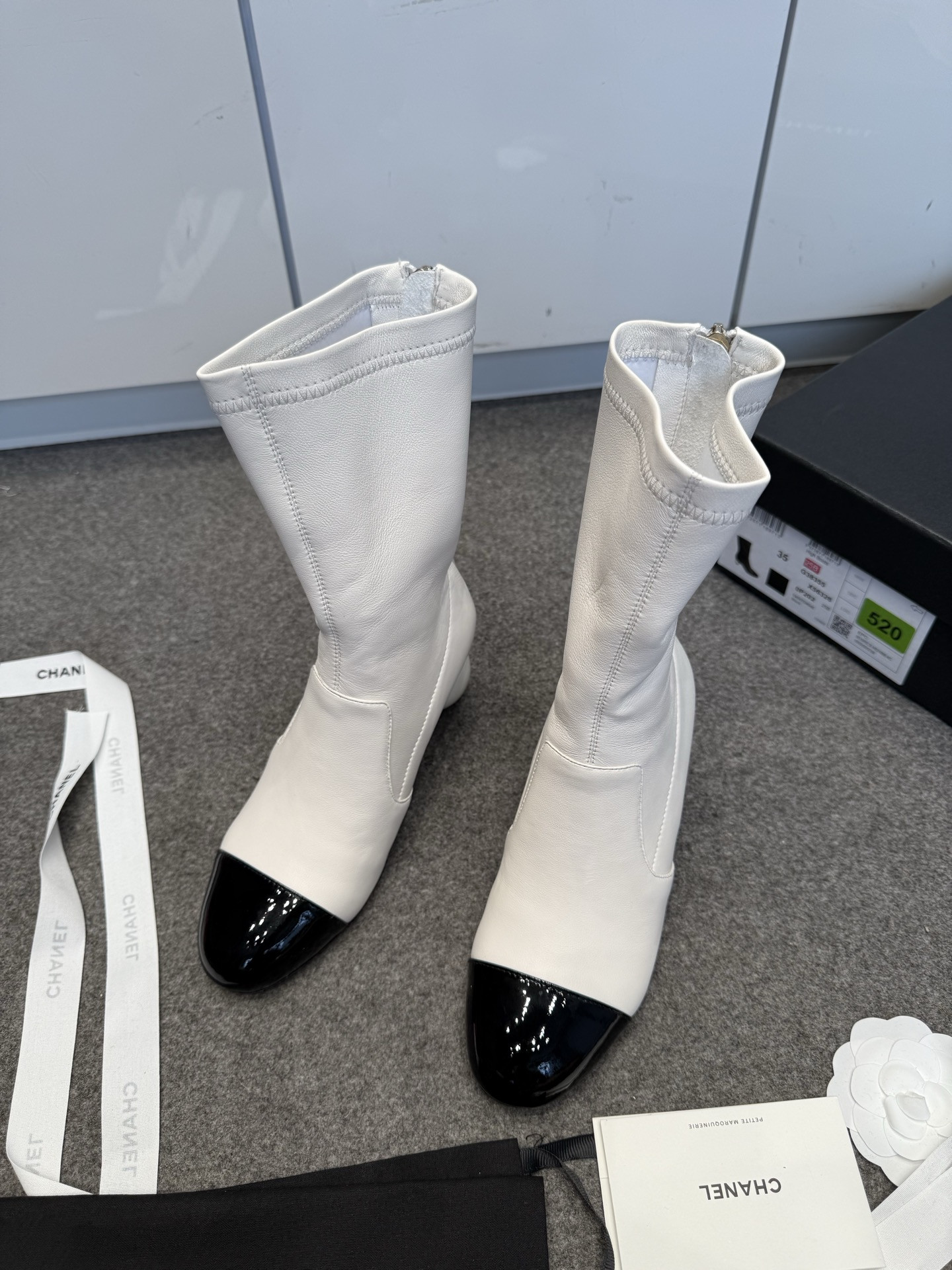 UA Chanel Mid-Calf Boots 6.5cm Heel