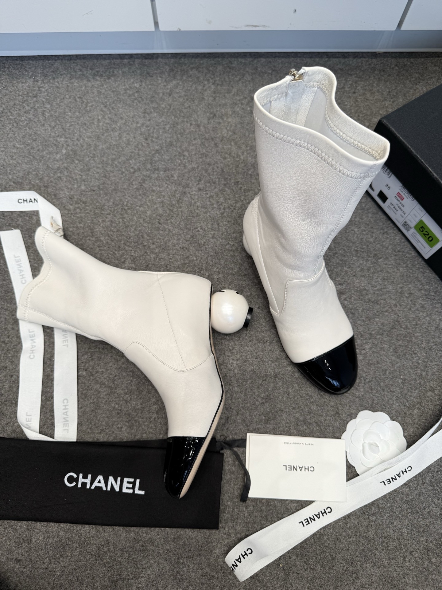 UA Chanel Mid-Calf Boots 6.5cm Heel