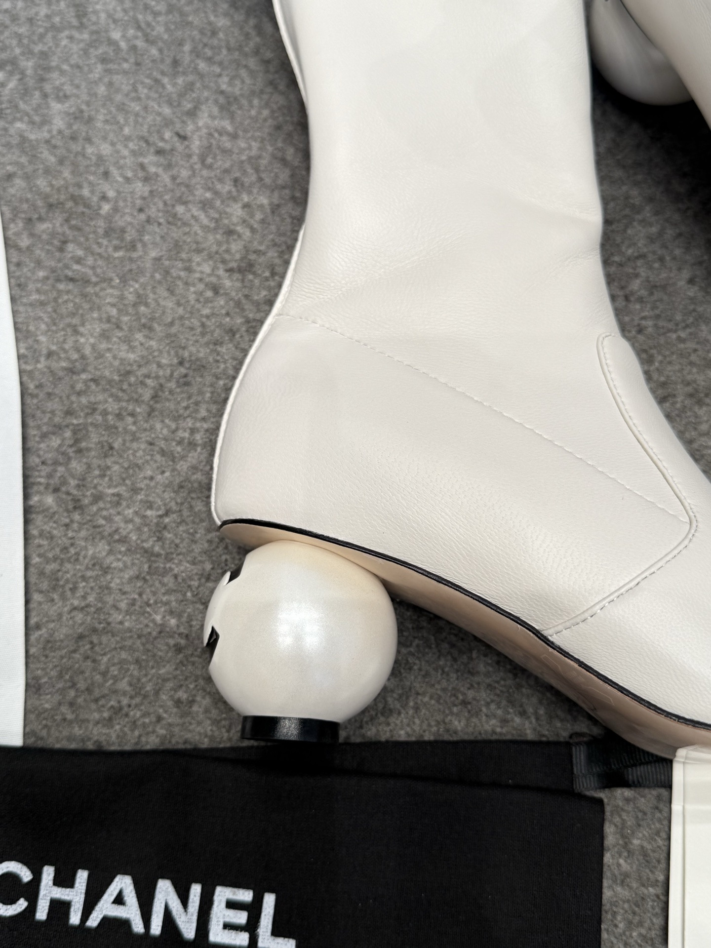 UA Chanel Mid-Calf Boots 6.5cm Heel