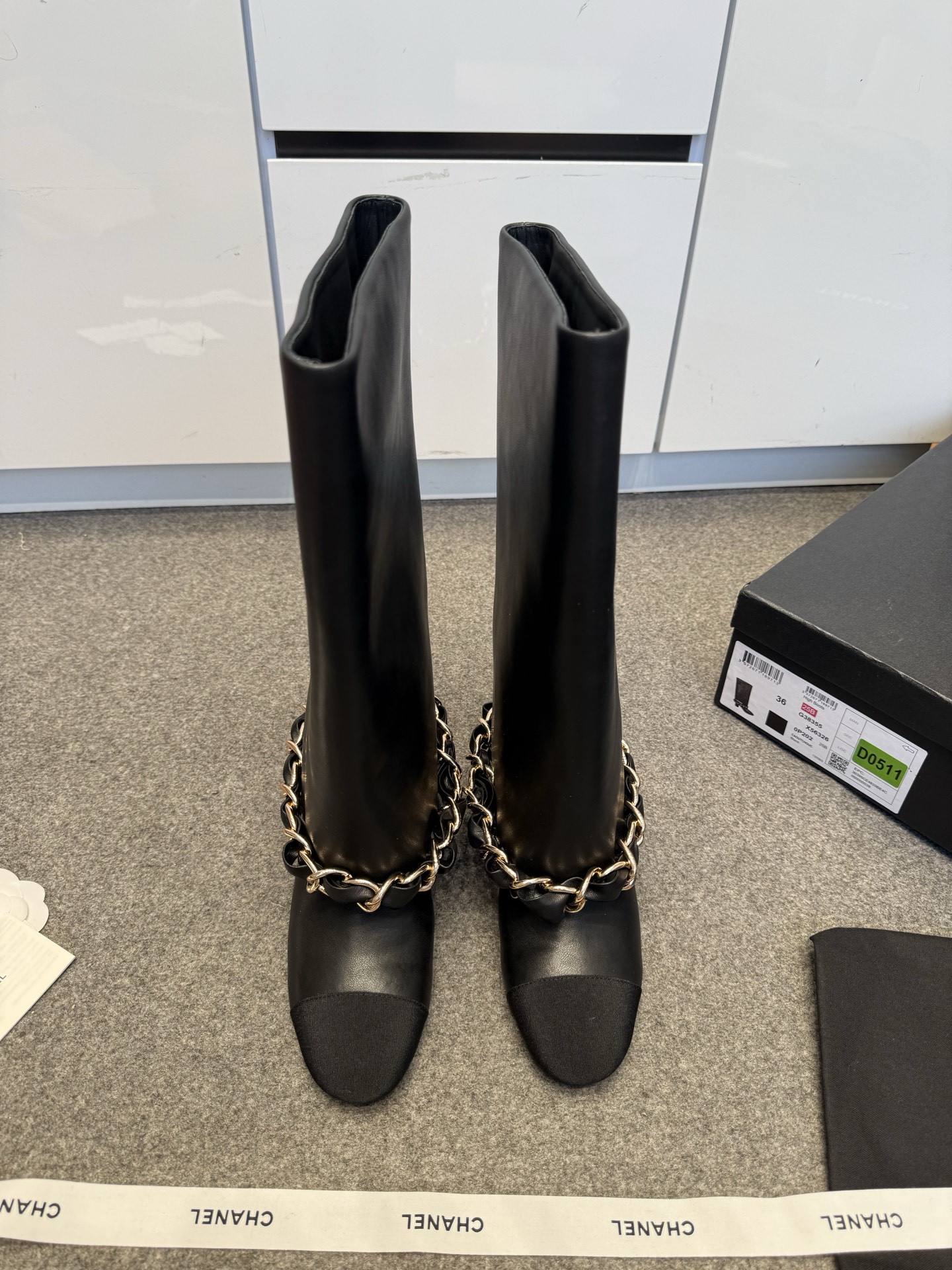 UA Chanel High Boots 5.5cm Heel