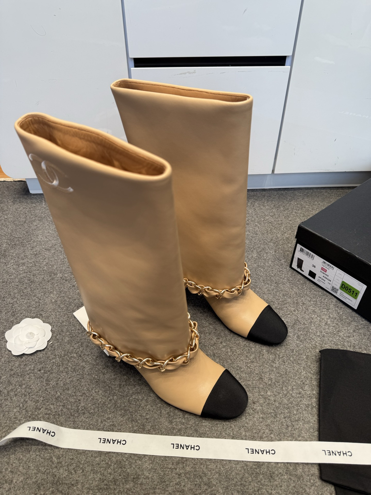 UA Chanel High Boots 5.5cm Heel