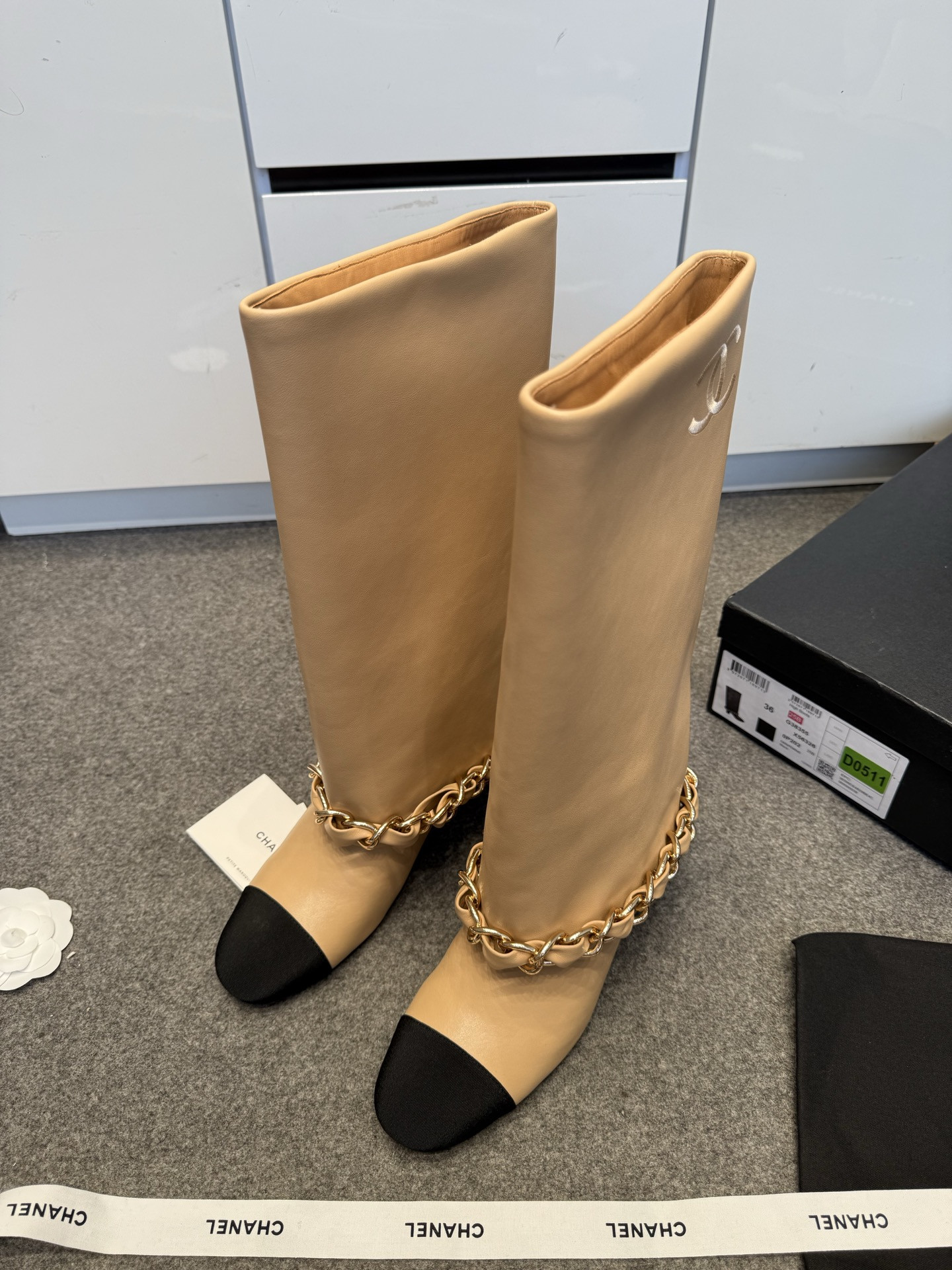 UA Chanel High Boots 5.5cm Heel