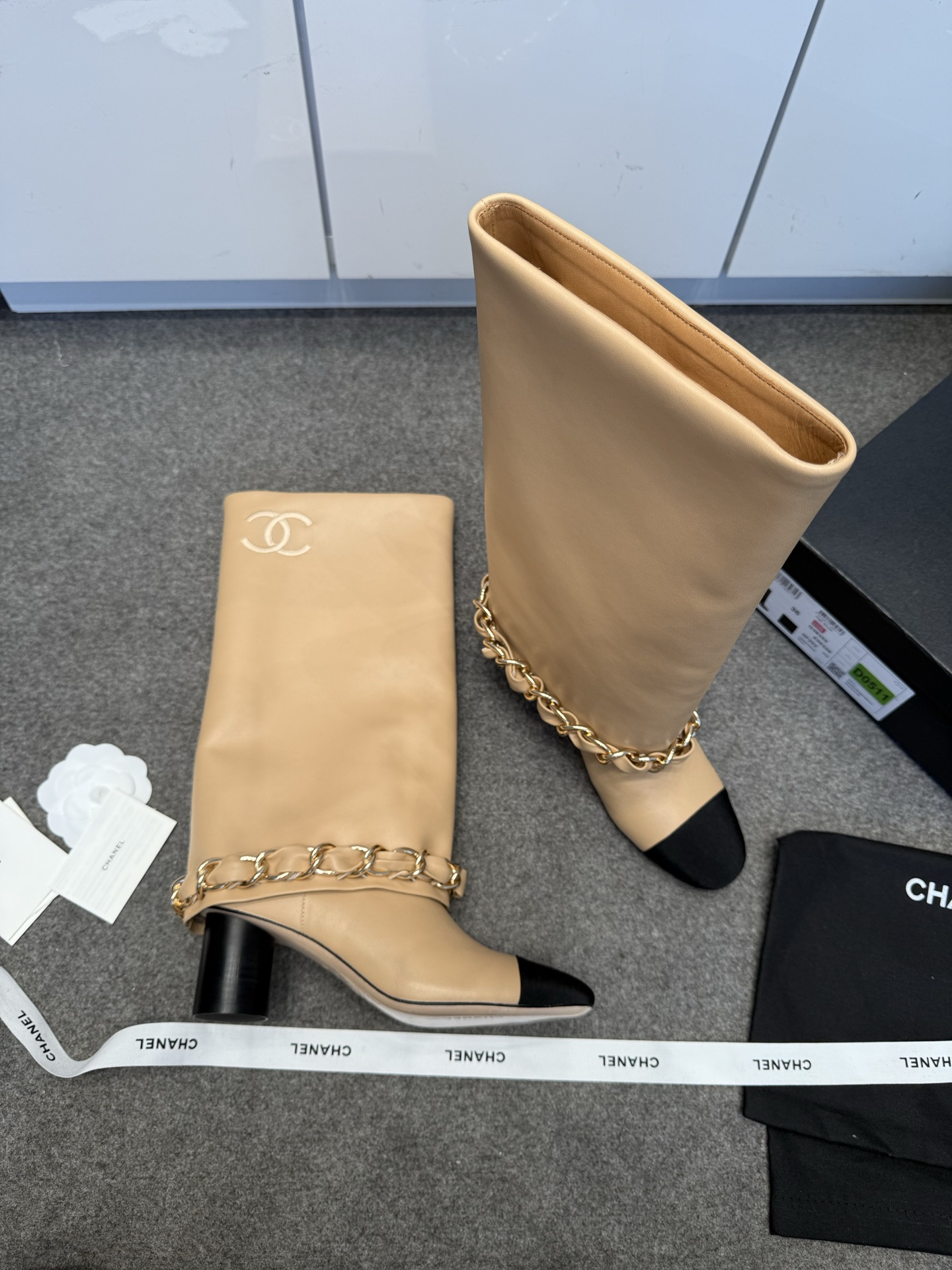 UA Chanel High Boots 5.5cm Heel
