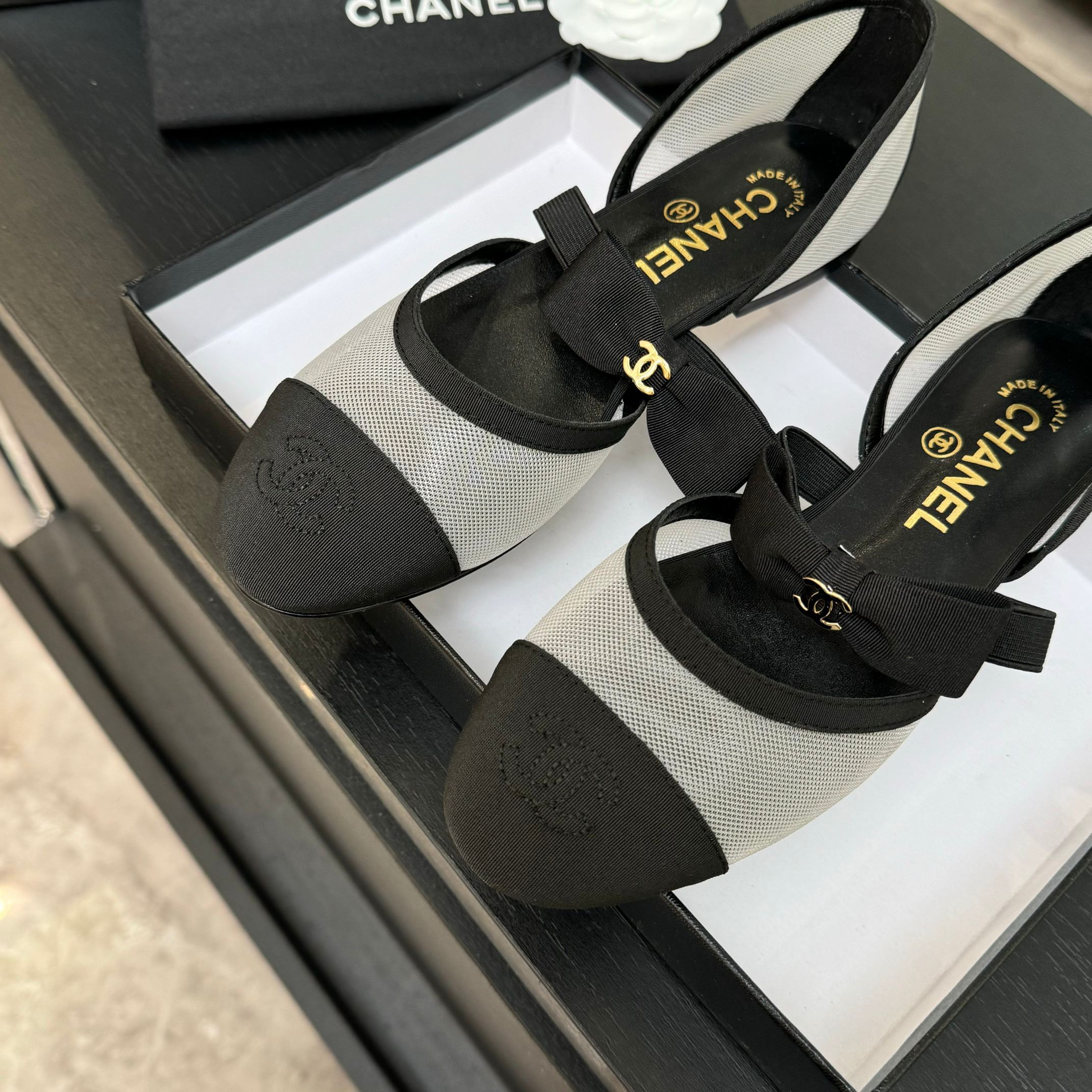 UA Chanel Mary Janes