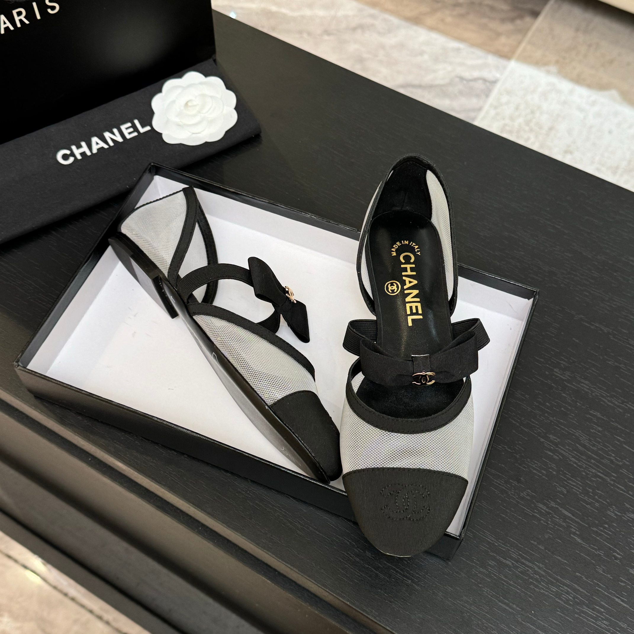 UA Chanel Mary Janes
