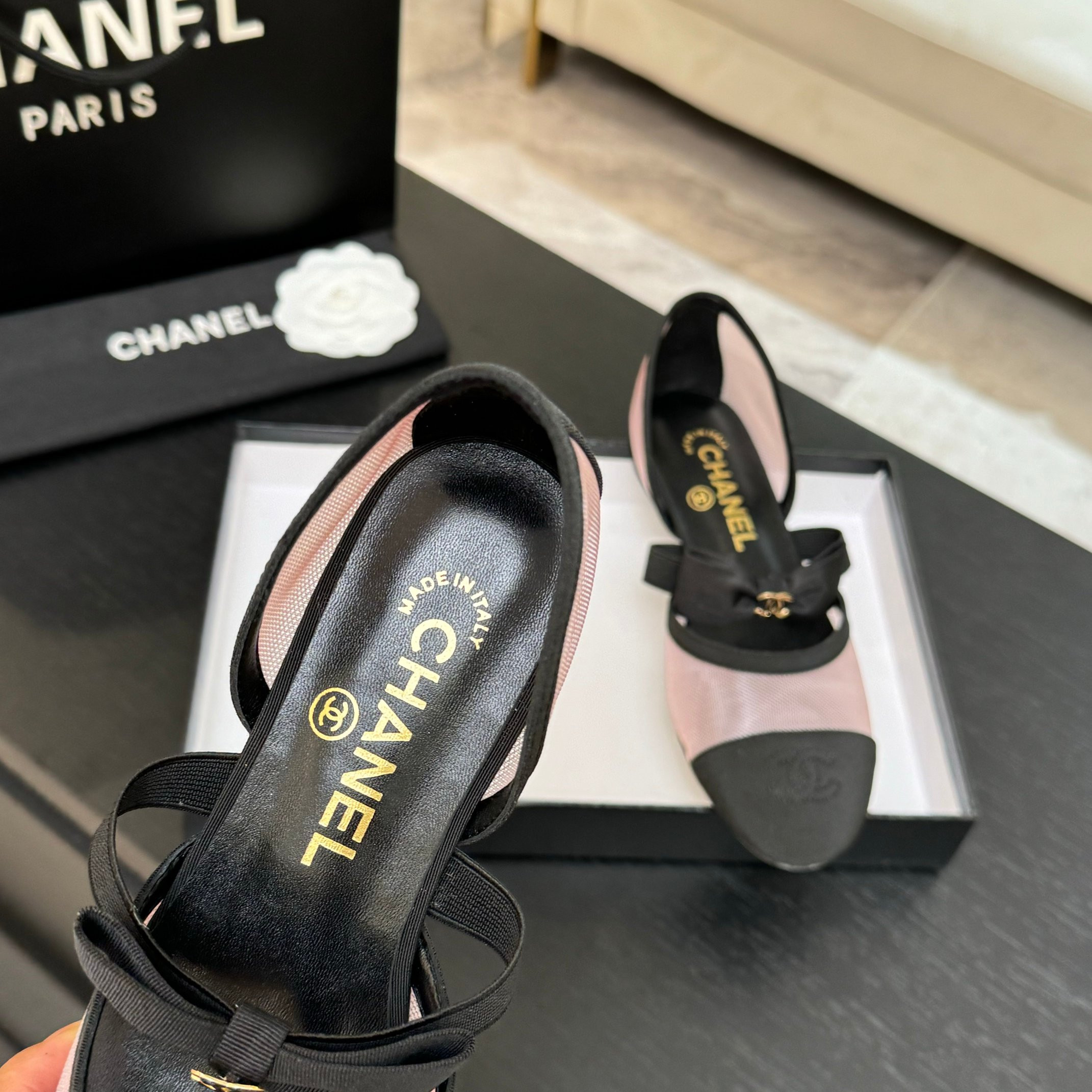 UA Chanel Mary Janes