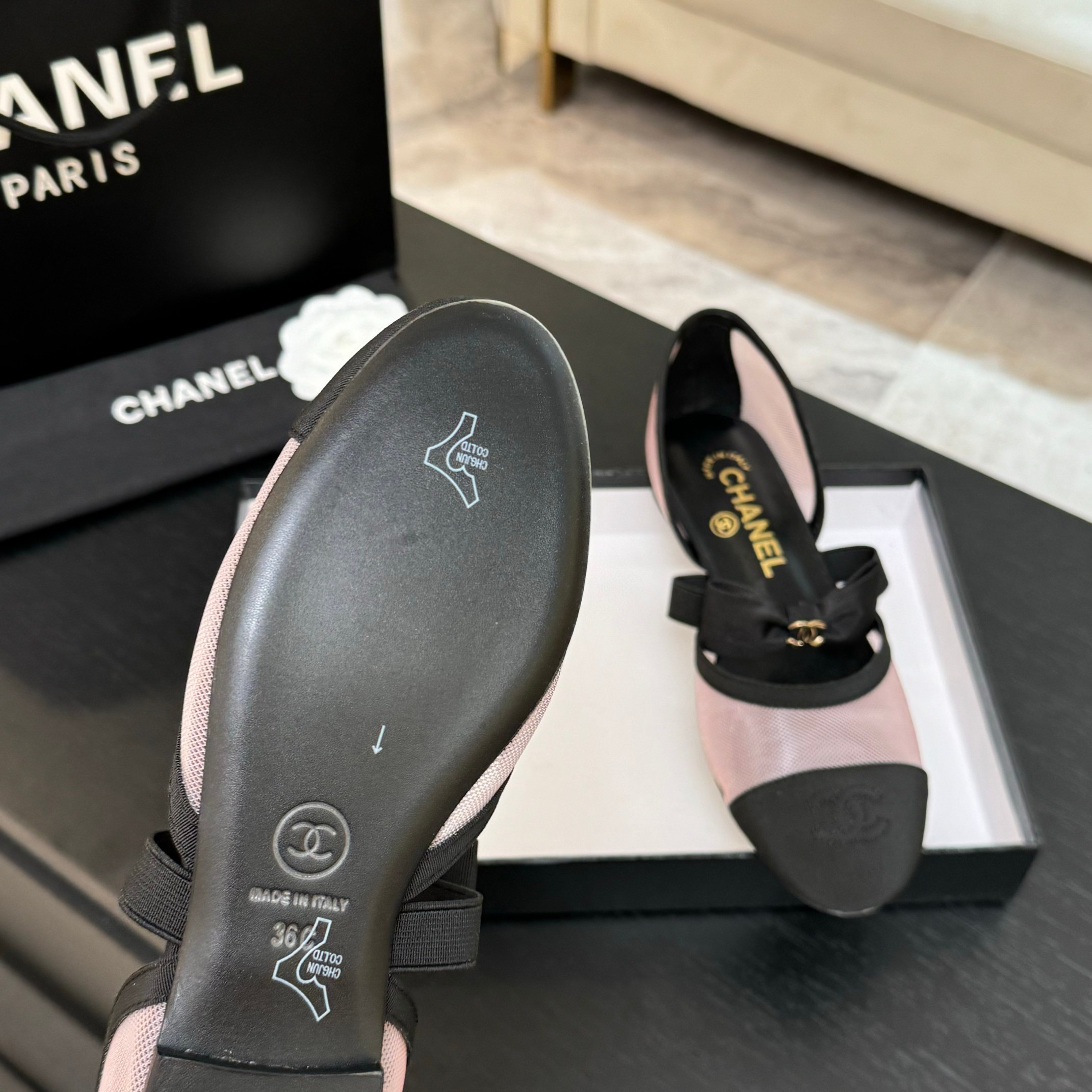 UA Chanel Mary Janes