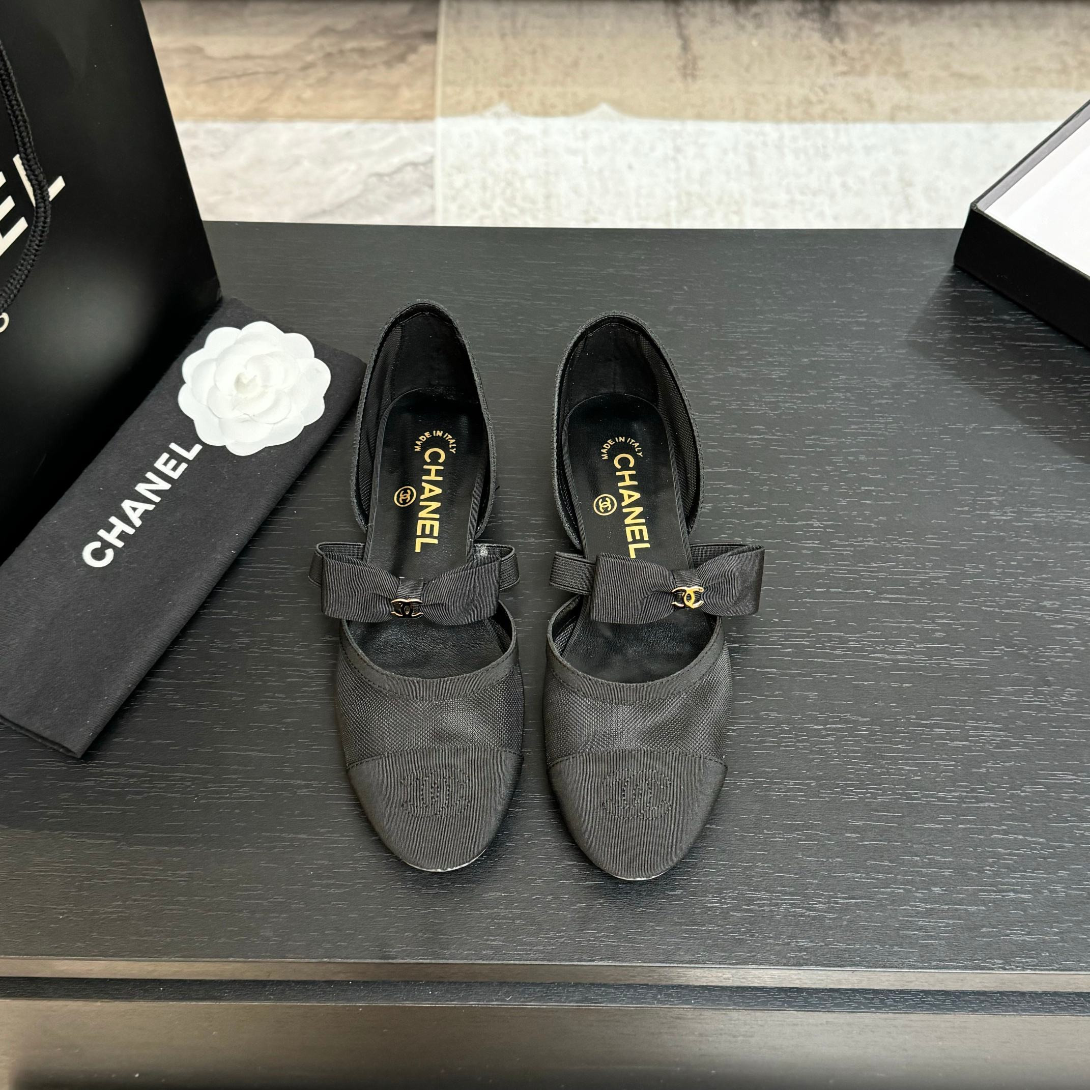 UA Chanel Mary Janes