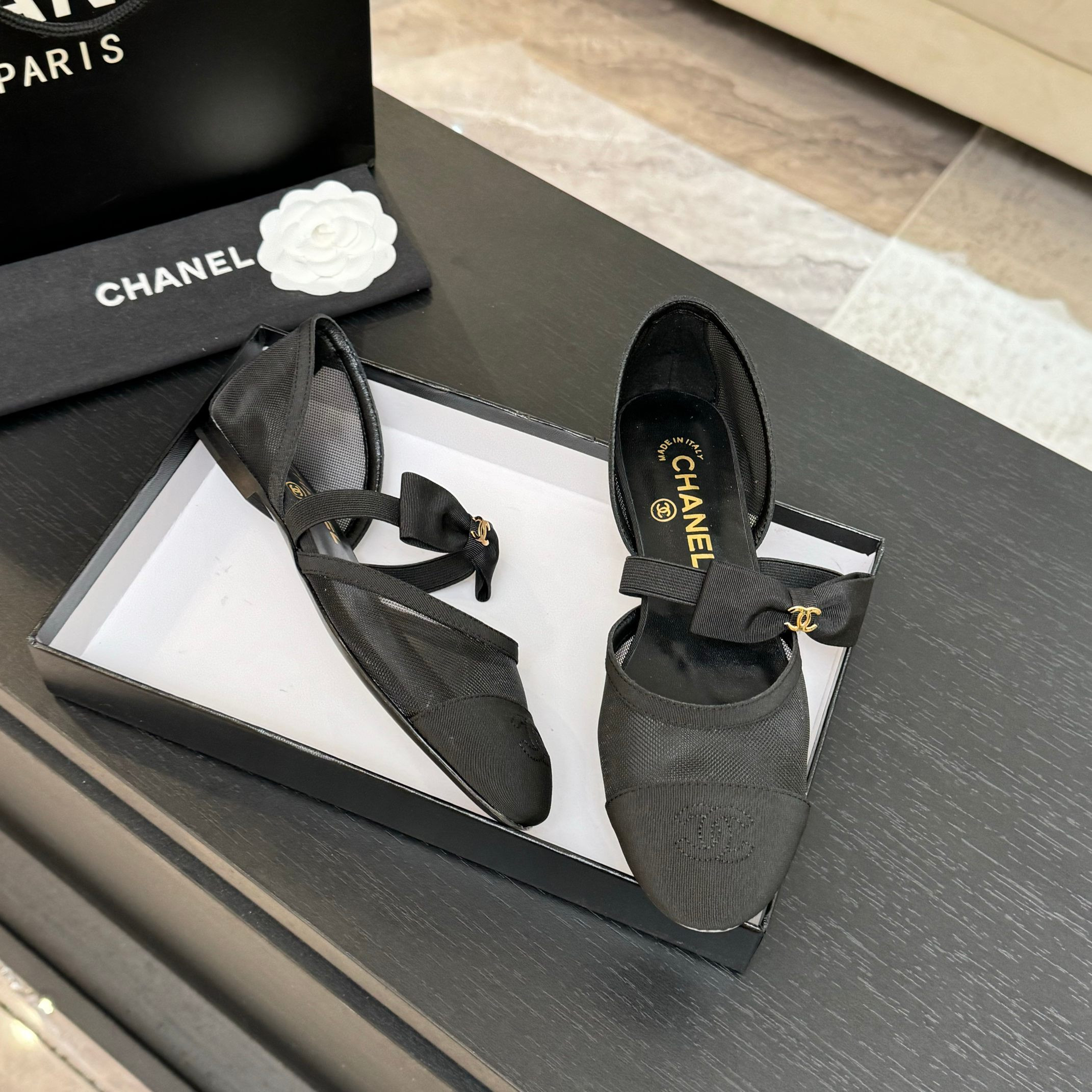 UA Chanel Mary Janes