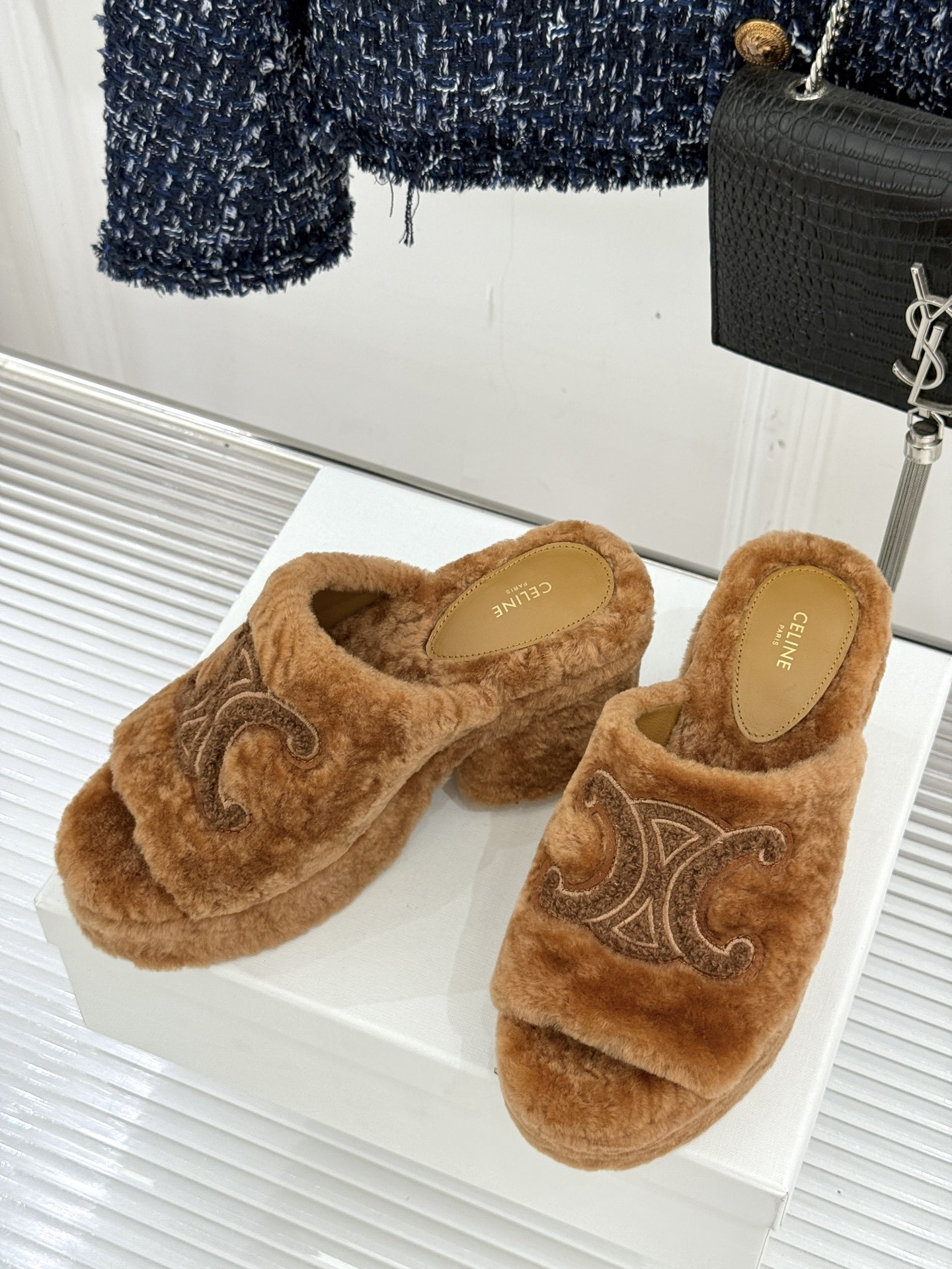 UA Celine Elena Mule 8cm Heel