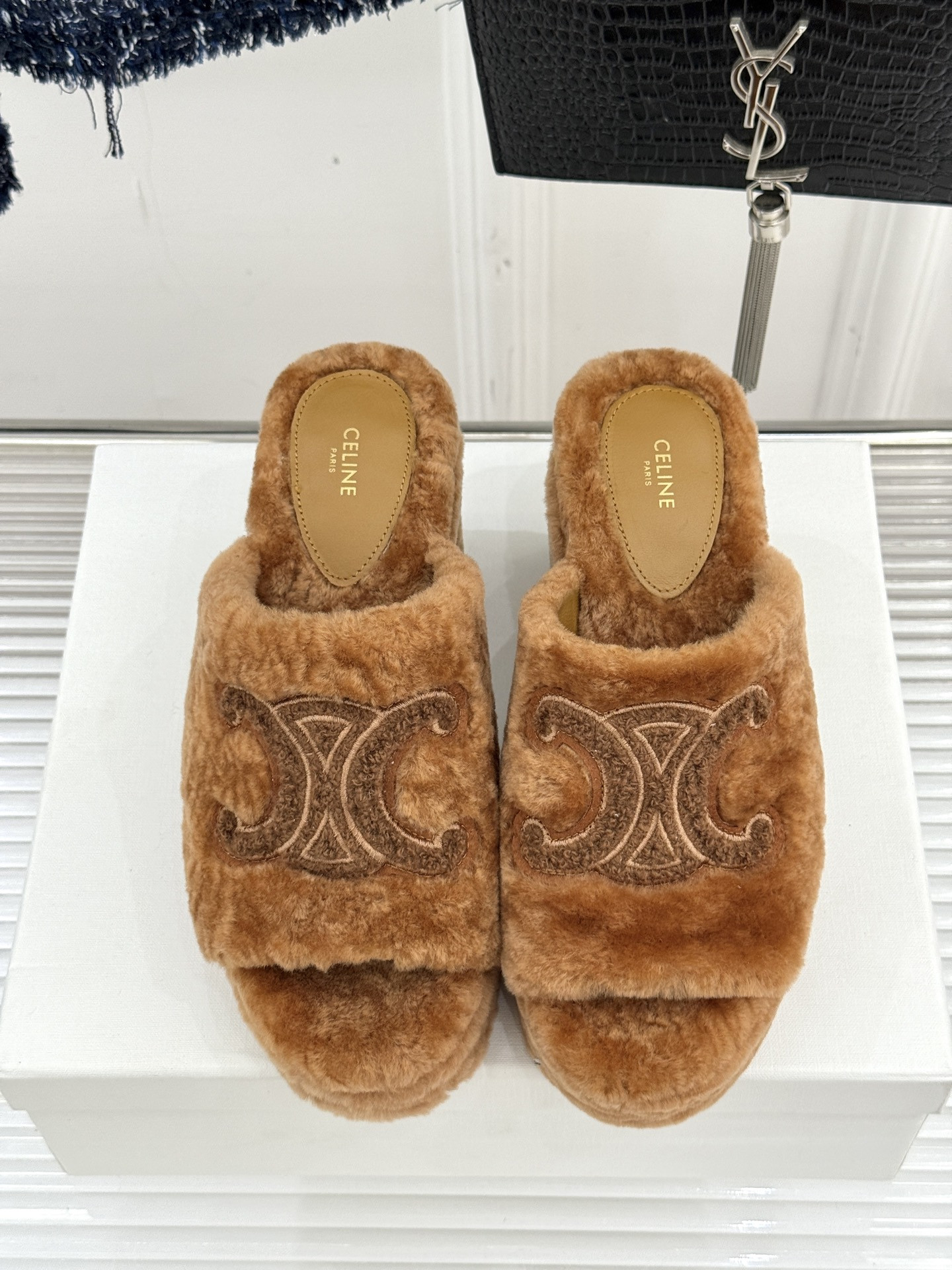 UA Celine Elena Mule 8cm Heel