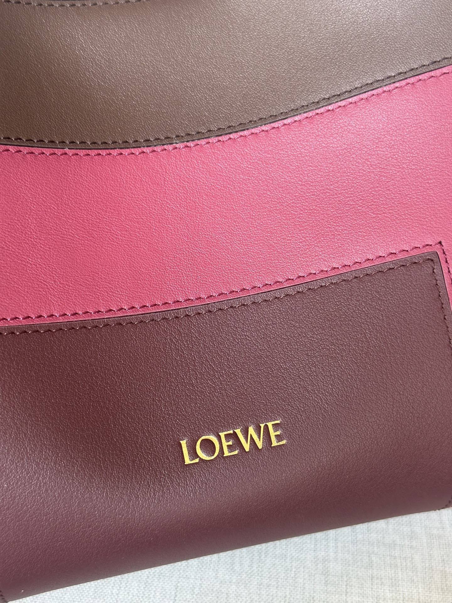 Loewe x Albers Medium Flamenco Clutch in Nappa Calfskin 24.5x30x10.5cm