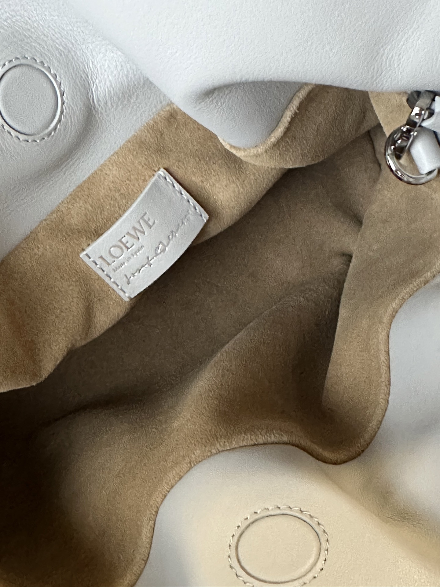 Loewe x Albers Medium Flamenco Clutch in Nappa Calfskin 24.5x30x10.5cm