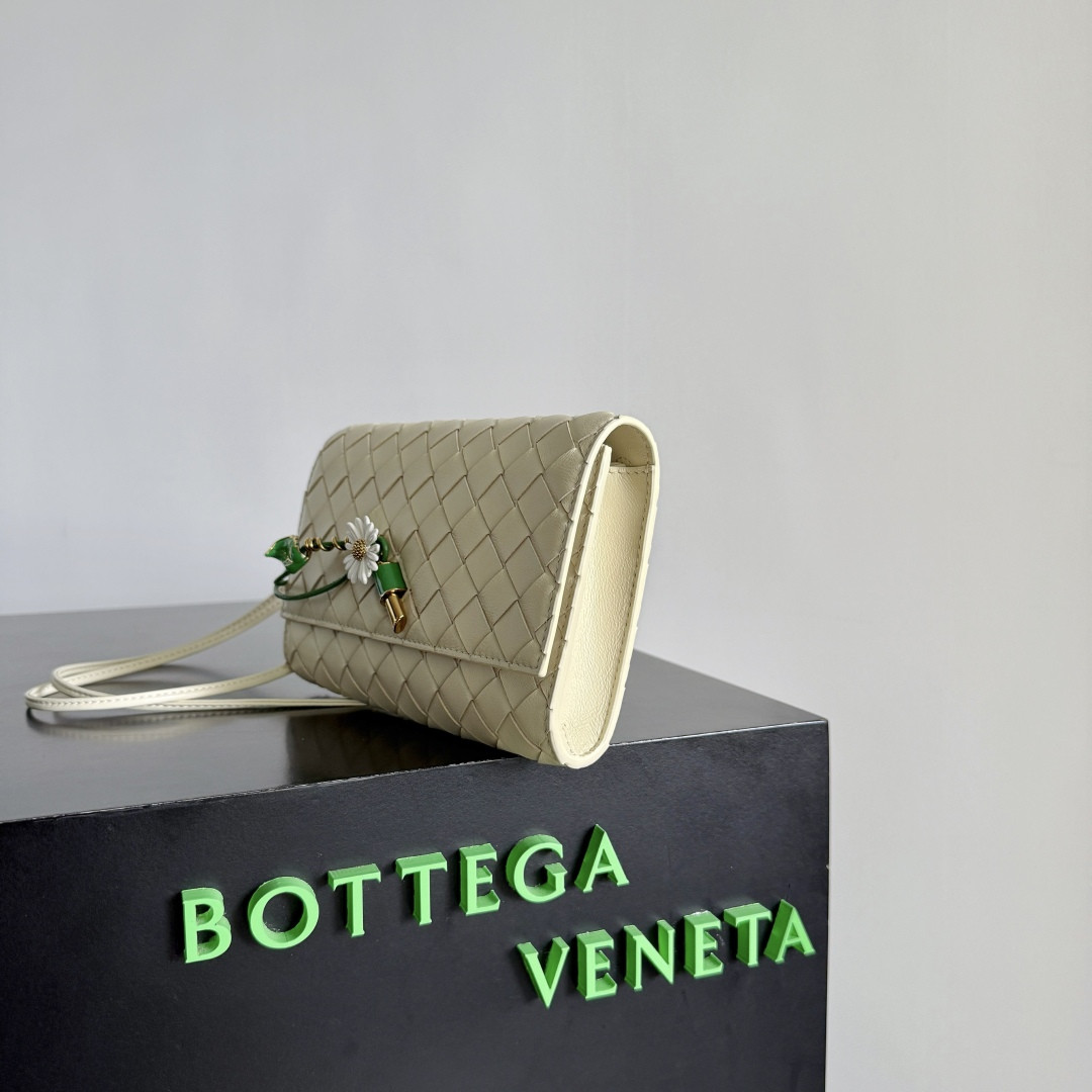 Bottega Veneta Andiamo Daisy Pouch 12.6x19x2cm