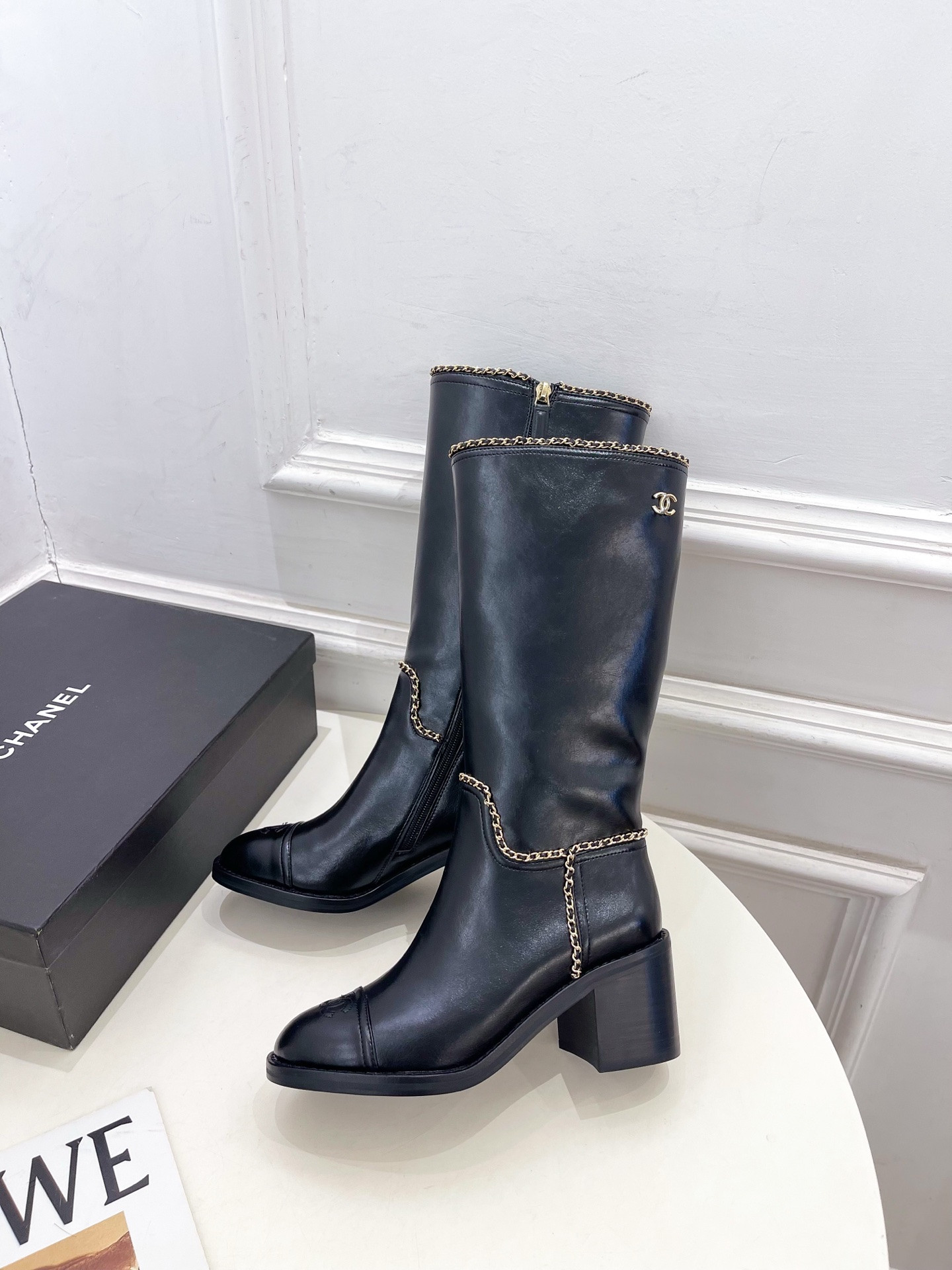 UA Chanel Boots 7cm Heel