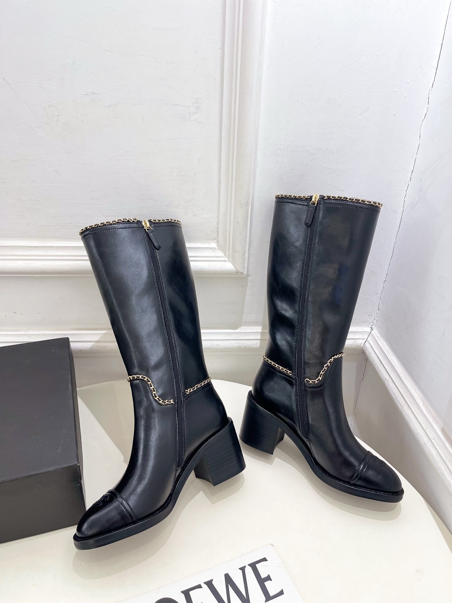 UA Chanel Boots 7cm Heel